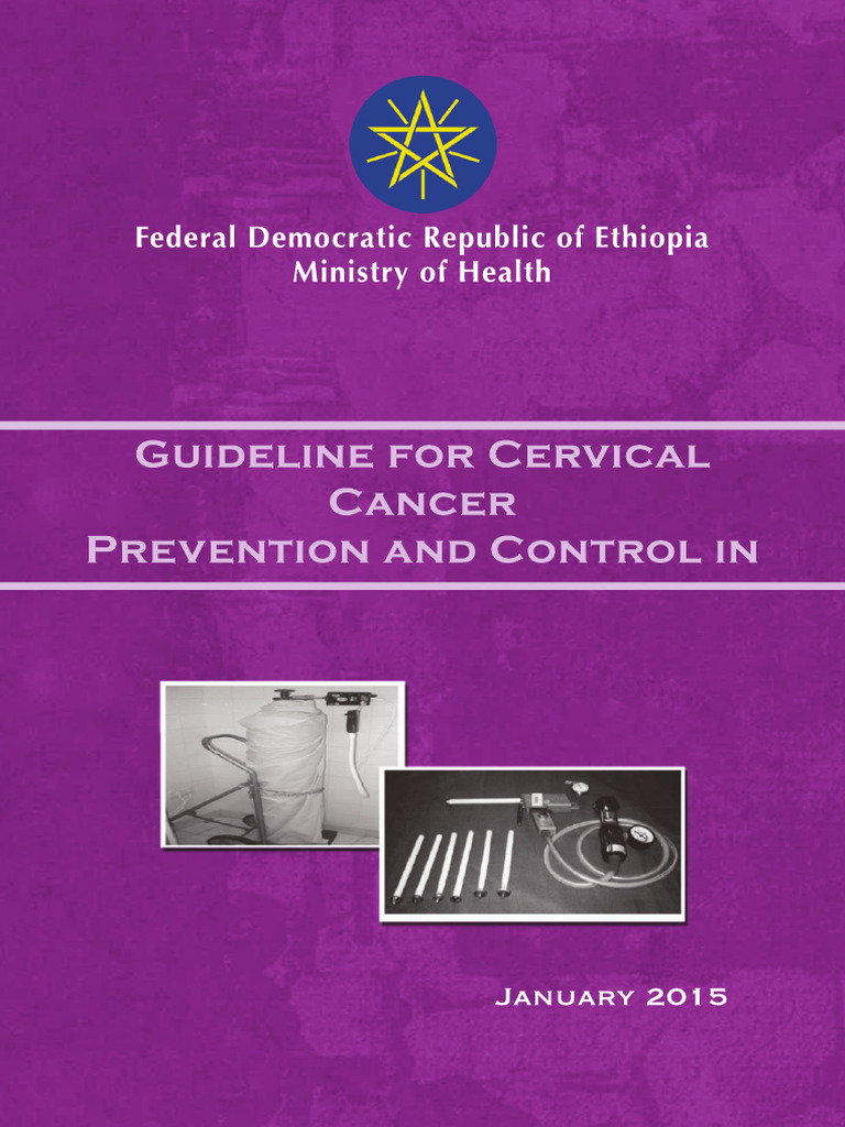Cervical Cancer Control Guidelines Ethiopia | PDF | Preventive ...
