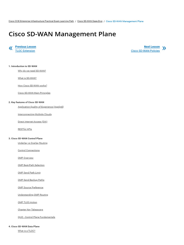 Cisco SD-WAN Policy Overview Guide | PDF | Routing | Computer Network