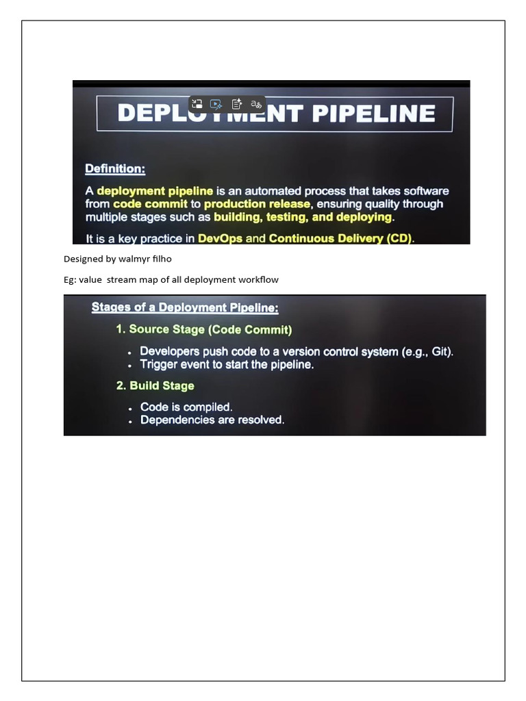 Deployment Pipeline Unit 5 | PDF