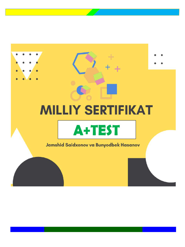 A+ Test Guruhi | PDF