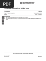 A Level Accounting Thresholds 2025 | PDF