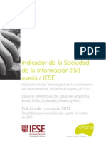 Indicador de la Sociedad de la Información (ISI) - everis / IESE