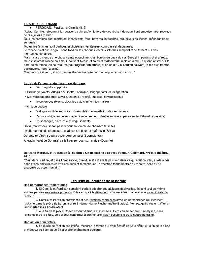 Valets et maîtres : amour et ruse | PDF