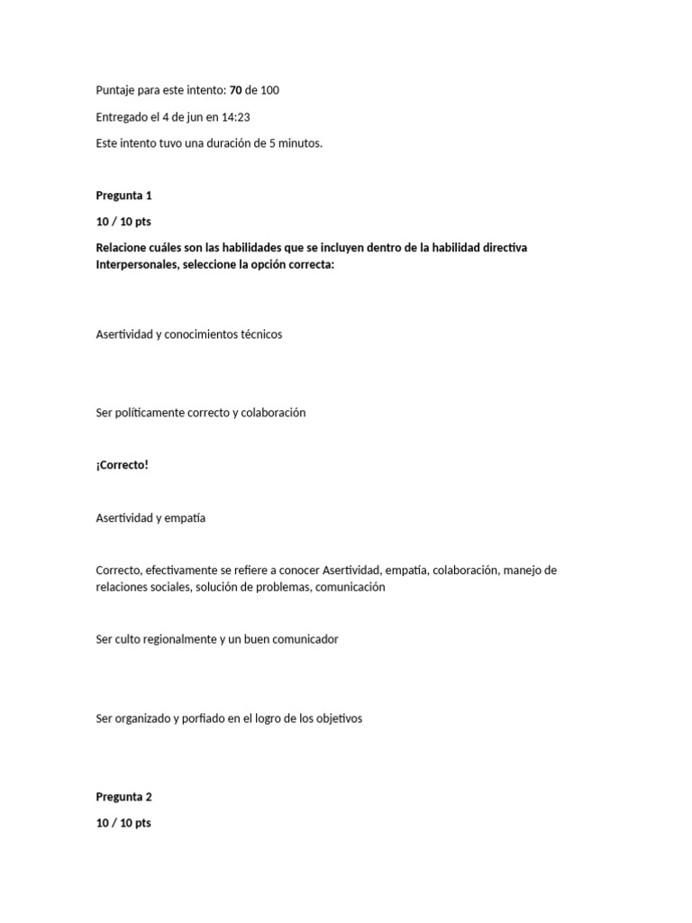 Habilidades Directivas y Liderazgo Efectivo | PDF | Liderazgo | Pensamiento