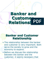 Banker and Customer Relationship