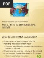 Unit 1 Intro To Environmental Science