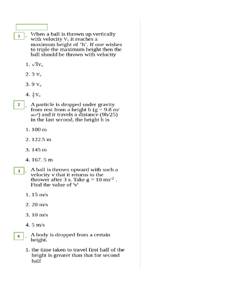 Phy 1111111111 | PDF