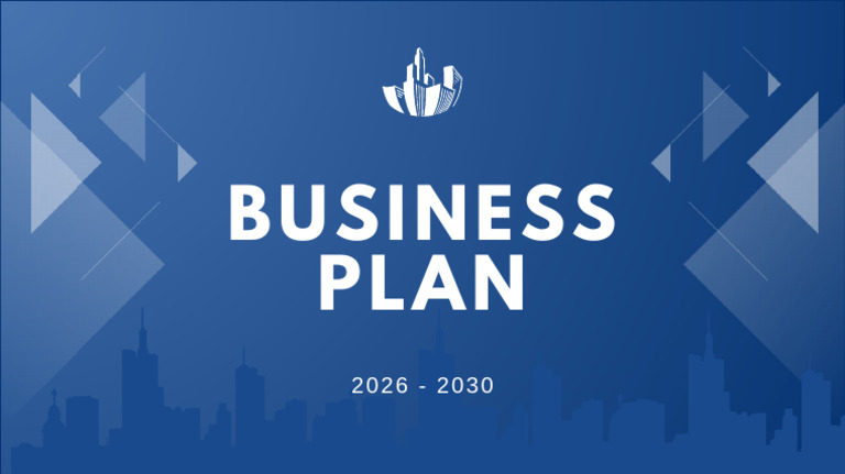 Blue and White Simple Business Plan Presentation | PDF
