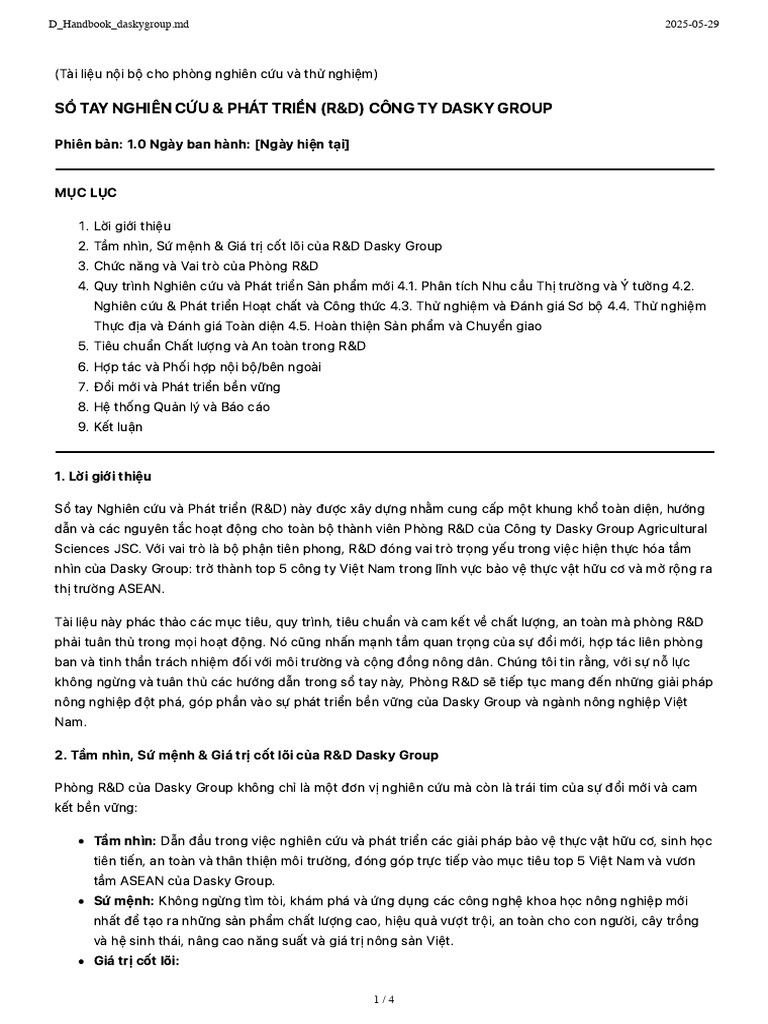 D Handbook Daskygroup | PDF