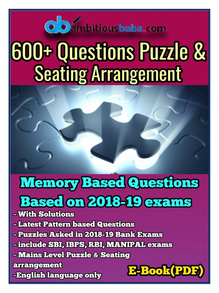 IBPS Clerk Mains Memory-Based Questions | PDF | Vehicles