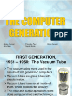 Evolution of Computers from Vacuum Tubes to Microchips
