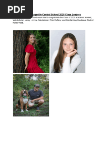LaFargeville Central School 2025 Class Leaders