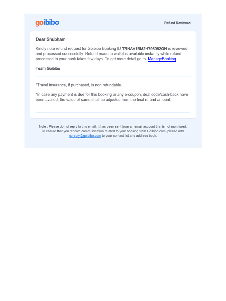 TRNAV1BM2H796082QN - Refund Reviewed | PDF
