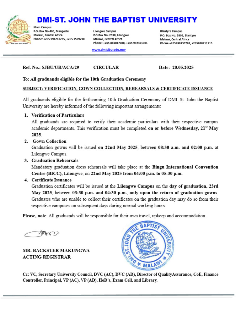 Circular-Graduation Procedures | PDF