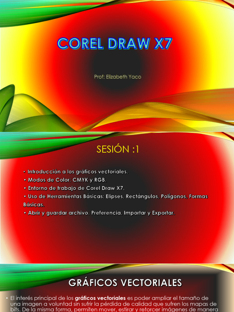 Introducción a Corel Draw X7 | PDF