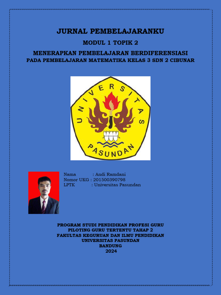 Jurnal Pembelajaranku Modul 1 Topik2 Andi Ramdani | PDF
