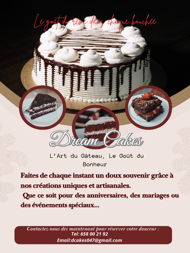 Gâteaux artisanaux pour événements spéciaux | PDF
