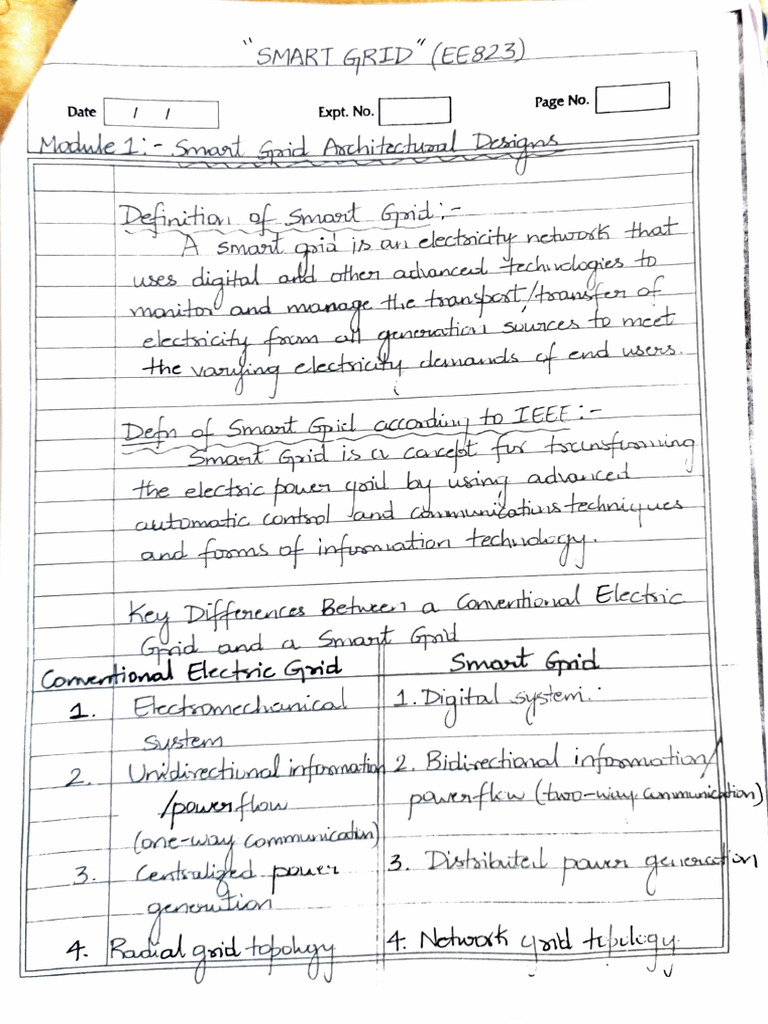 Smart Grid Unit 1-1 | PDF | Power Electronics | Electric Power Transmission