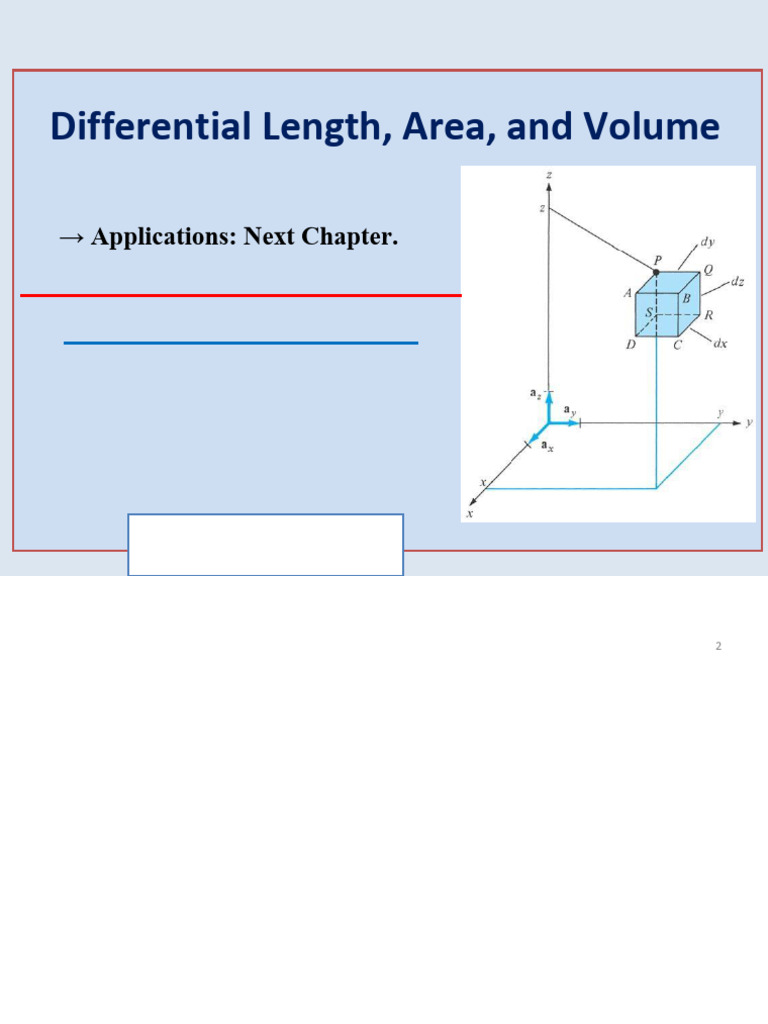 Differential Elements in Cylindrical Coordinates | PDF | Functions And ...