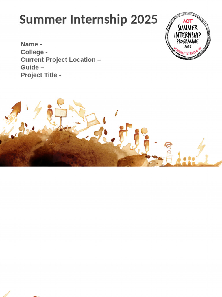 Summer Internship Program 2025 Mid Year Review Pdf