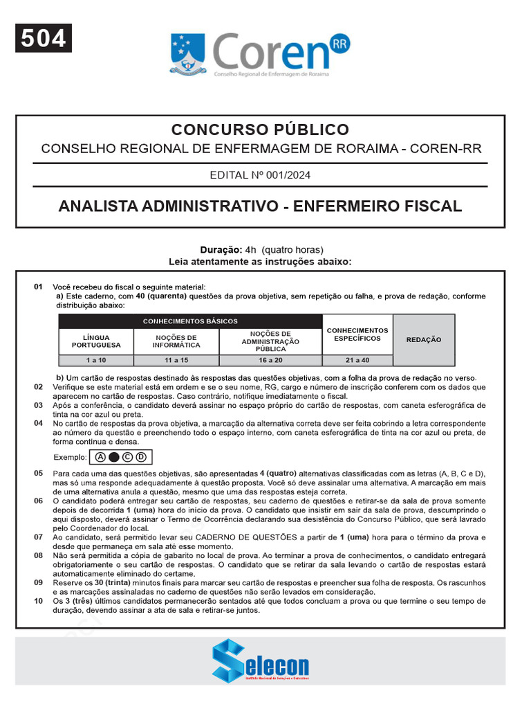 Prova PR | PDF | Cérebro