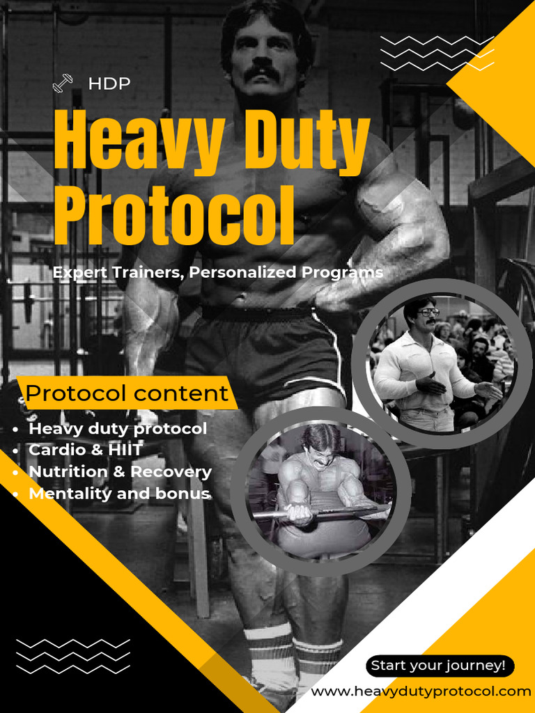 Mike Mentzer's Heavy Duty Protocol Guide | PDF | Strength Training ...