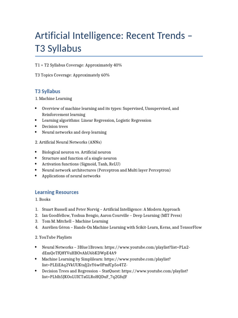 T3 Ai Syllabus Student Version Pdf