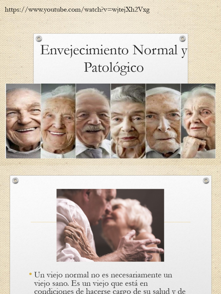 Envejecimiento Normal y Patológico | PDF | Vejez | Envejecimiento