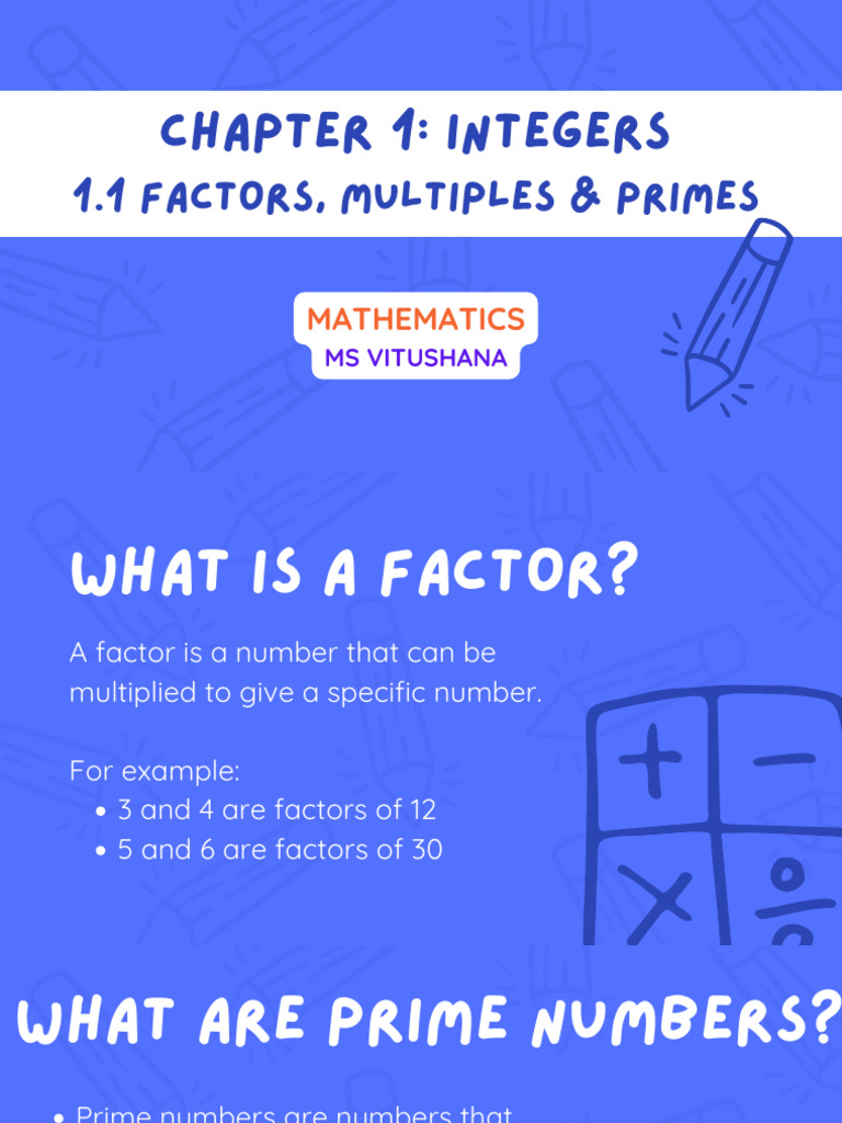 Understanding Factor Trees and Primes | PDF | Prime Number | Factorization