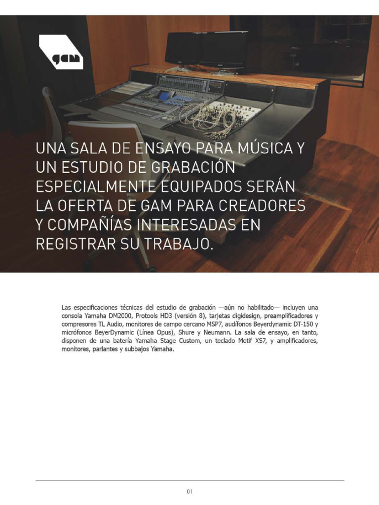 Gamcl-Estudio de Grabacion | PDF
