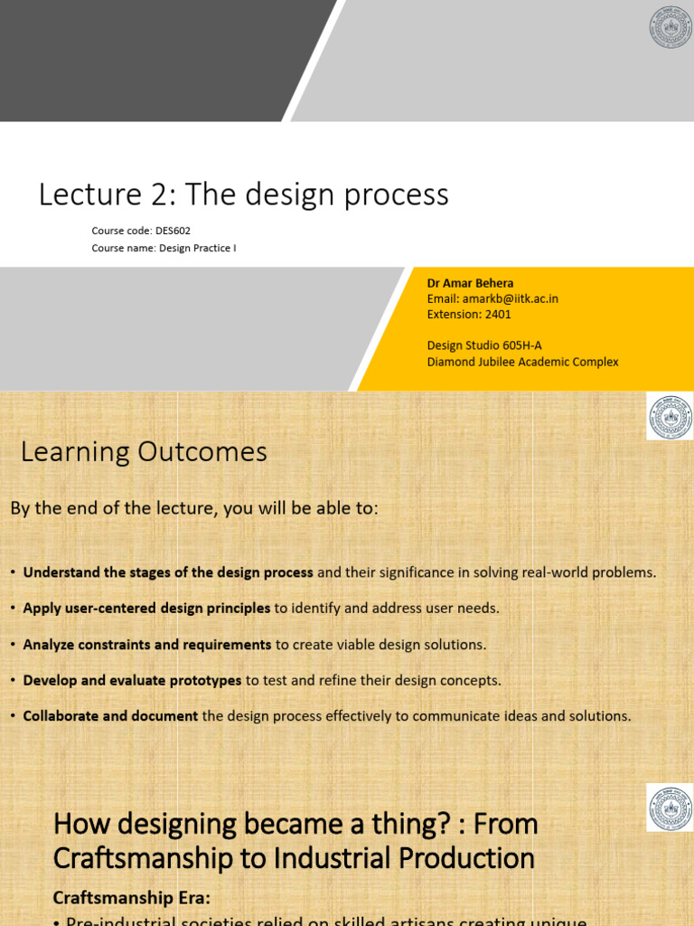 Lecture 2 | PDF | Usability | Design