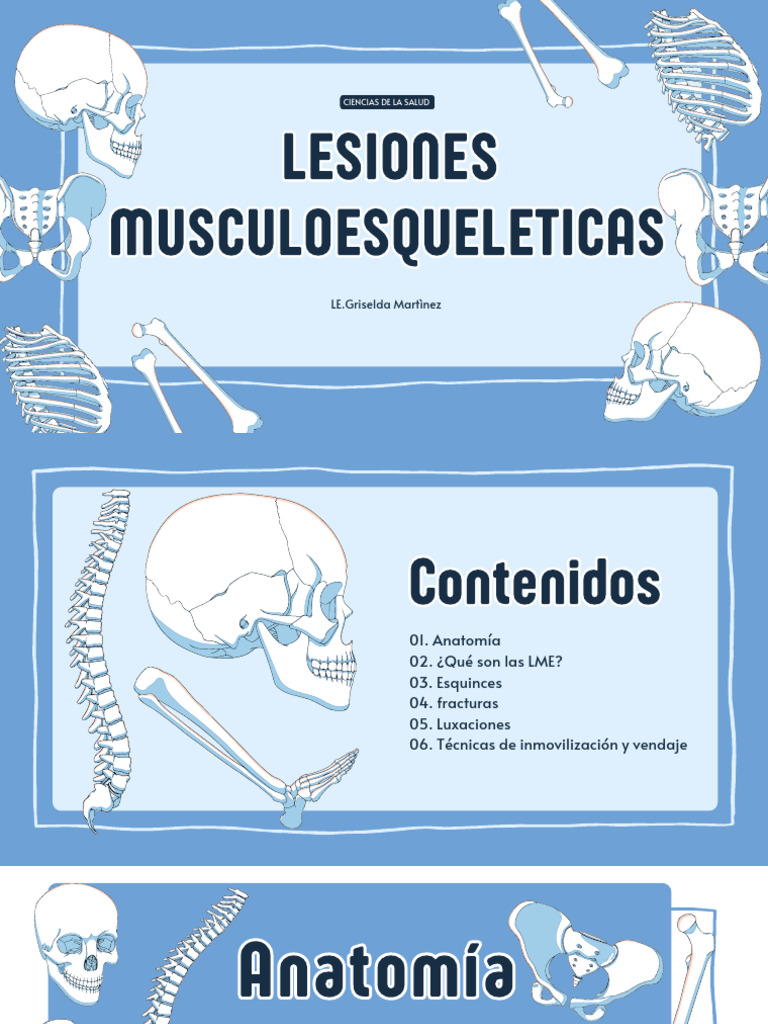 Lesiones Musculoesqueleticas | PDF | Hueso | Músculo