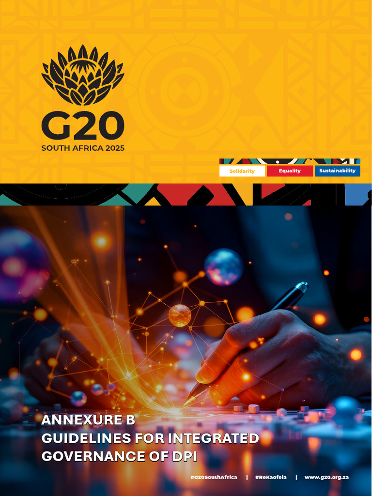 Annexure B Guidelines For Integrated Governance of DPI | PDF ...
