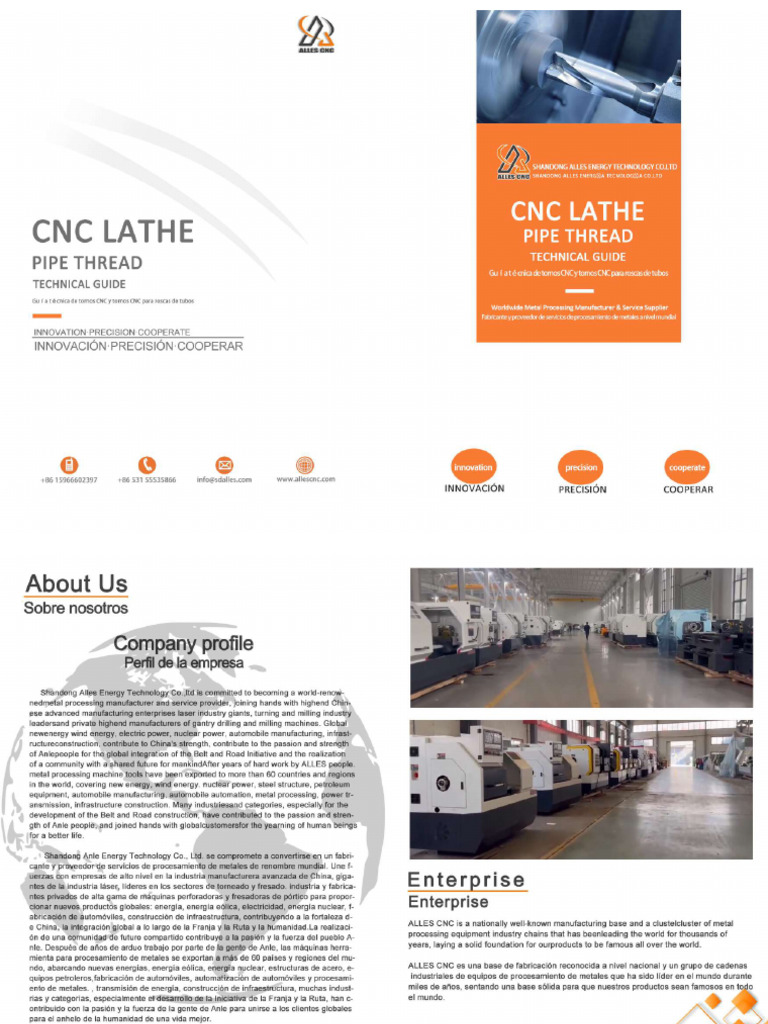 CNC Lathe Machine Catalogue 2024 | PDF