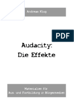 Audacity - Die Effekte