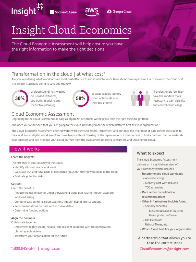 Cloud Economics Assessment Overview | PDF | Cloud Computing | Data Center