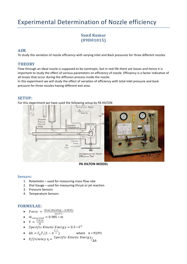 Nozzle Efficiency Pdf Nozzle Mechanics