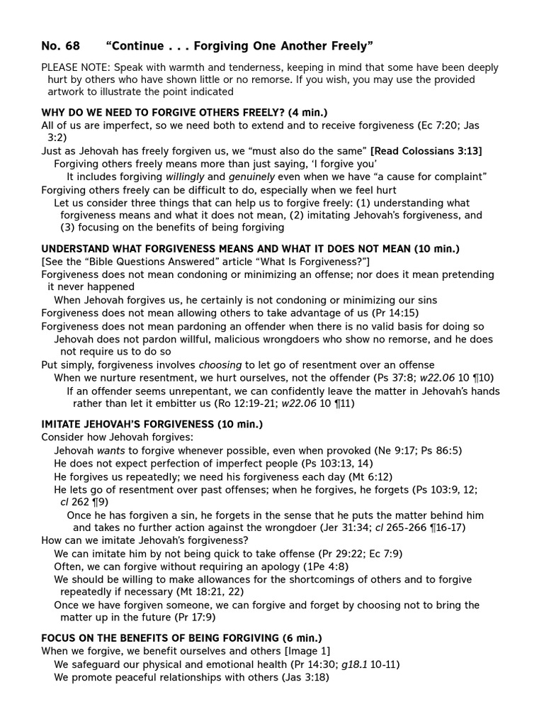 Wa0011. | PDF | Forgiveness