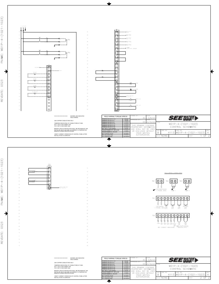 Schematic - WD1P-4 - (1021-1024) | PDF | Electrical Wiring | Electrical ...
