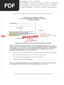 Pogofsky vs Chicago Police Department  1:25-Cv-03611