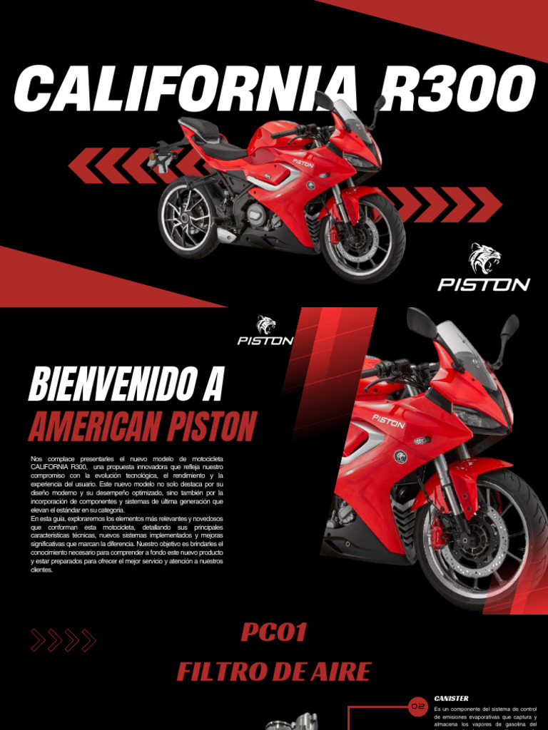 Guía Técnica - California R300 | PDF | Acelerador | Electrónica