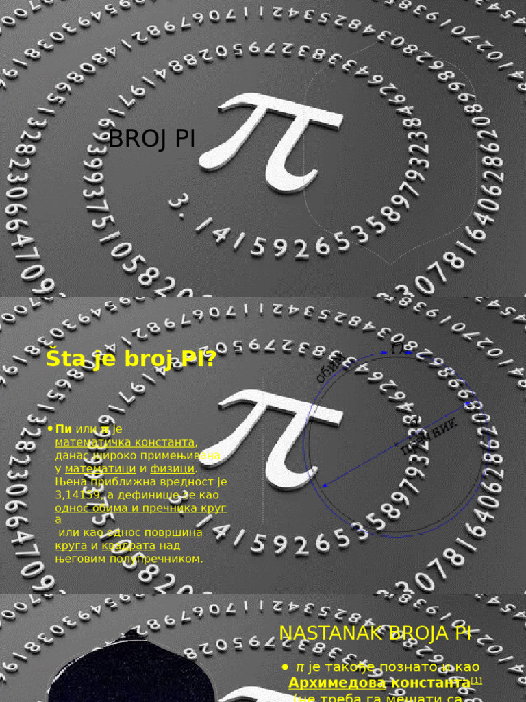 Broj Pi | PDF