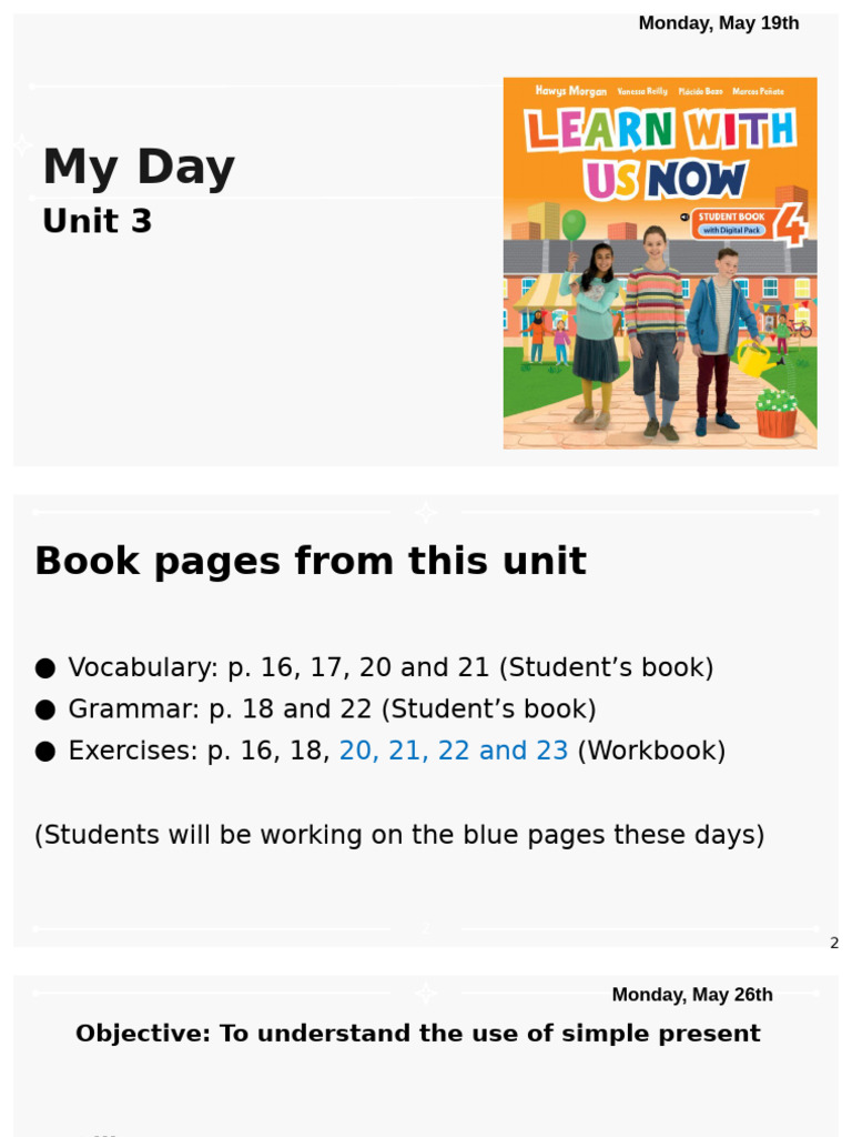 4th+grade+ +Simple+Present+and+Telling+the+Time | PDF | Linguistic ...