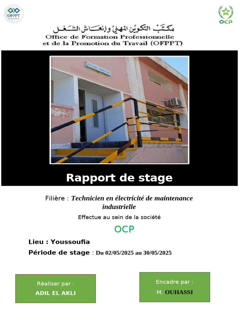 Rapport de stage OCP Youssoufia | PDF | Biens manufacturés ...