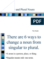 Singular Plural Nouns