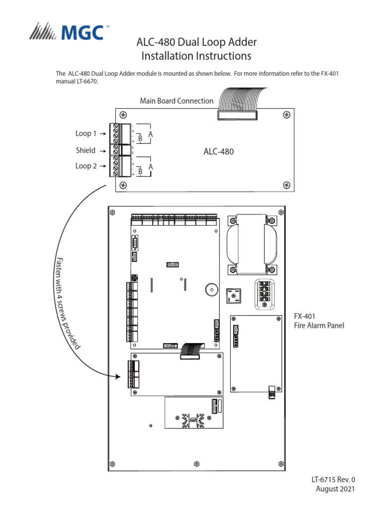 ALC-480 Dual Loop Adder Guide | PDF