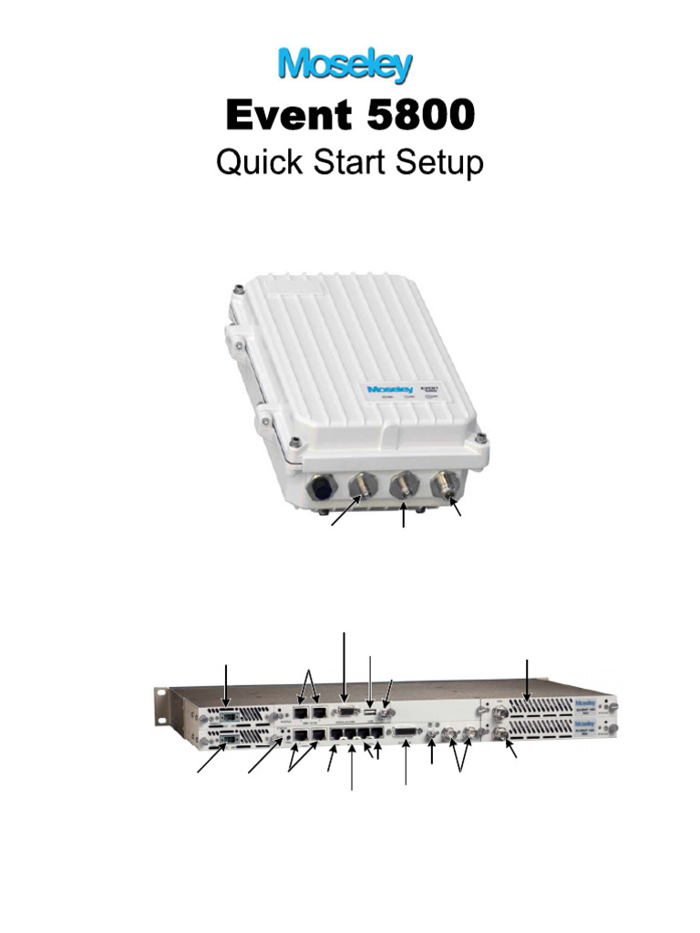 Moseley Electronics NMS Setup Guide | PDF | Broadcasting | Electronics