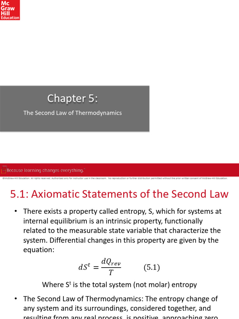 Second Law of Thermodynamics Explained | PDF | Heat | Entropy