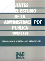 55 Fuentes para El Estudio de La Admin Is Trac in Pblica 199