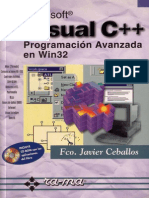 Ceballos:  Visual C++. Programación avanzada en win32.